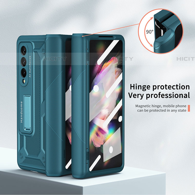 Handyhülle Hülle Hartschalen Kunststoff Schutzhülle Tasche Matt R03 für Samsung Galaxy Z Fold4 5G