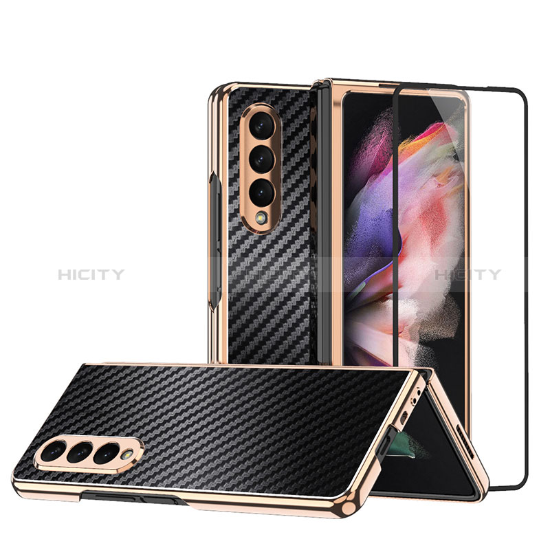 Handyhülle Hülle Hartschalen Kunststoff Schutzhülle Tasche Matt R05 für Samsung Galaxy Z Fold3 5G