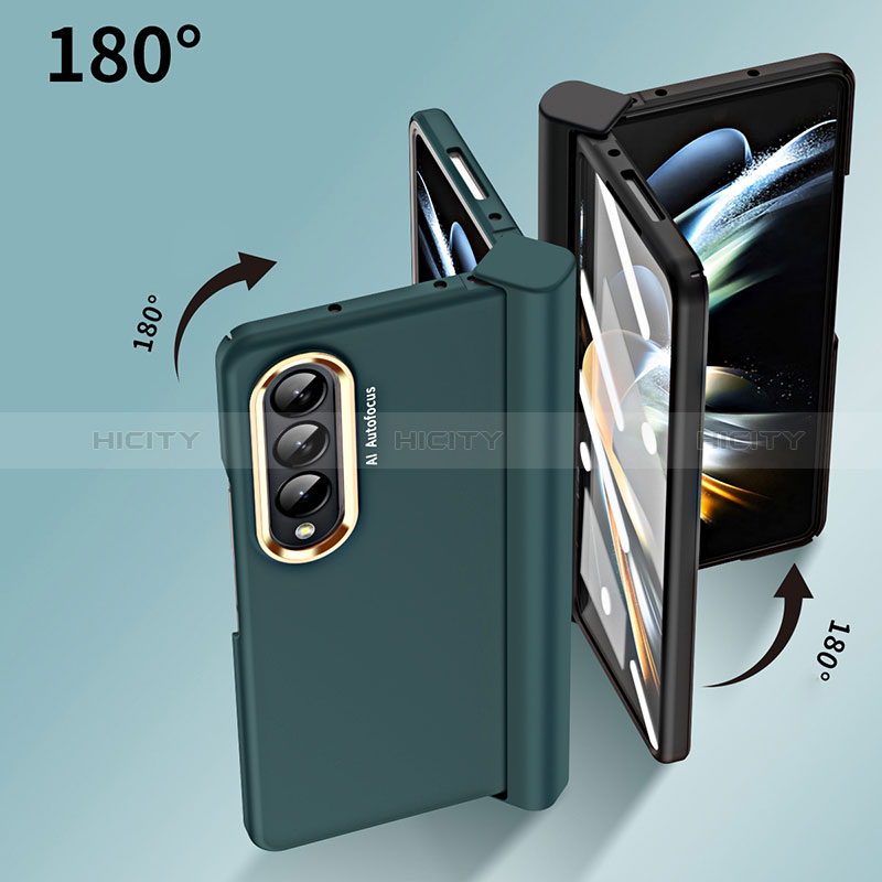 Handyhülle Hülle Hartschalen Kunststoff Schutzhülle Tasche Matt R08 für Samsung Galaxy Z Fold3 5G