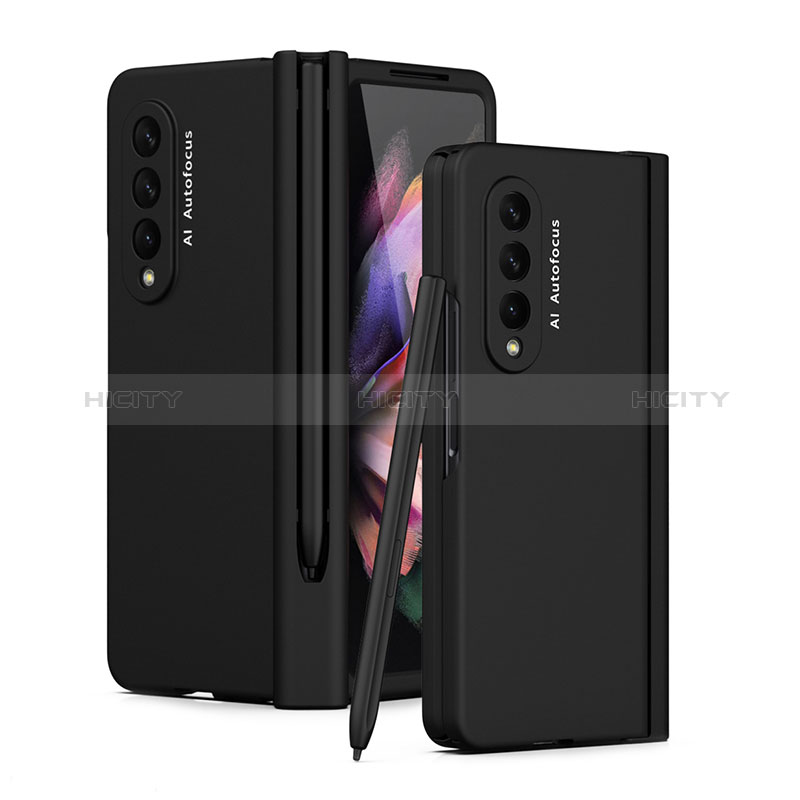 Handyhülle Hülle Hartschalen Kunststoff Schutzhülle Tasche Matt T01 für Samsung Galaxy Z Fold3 5G