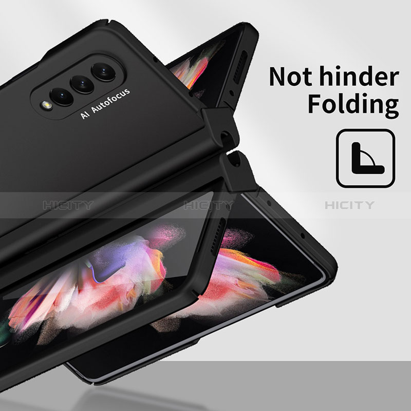 Handyhülle Hülle Hartschalen Kunststoff Schutzhülle Tasche Matt T01 für Samsung Galaxy Z Fold3 5G