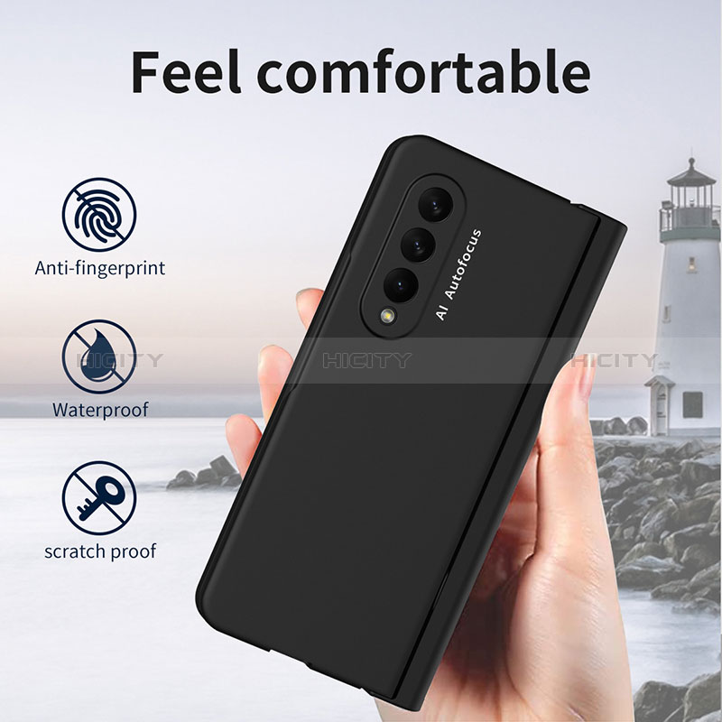 Handyhülle Hülle Hartschalen Kunststoff Schutzhülle Tasche Matt T01 für Samsung Galaxy Z Fold3 5G