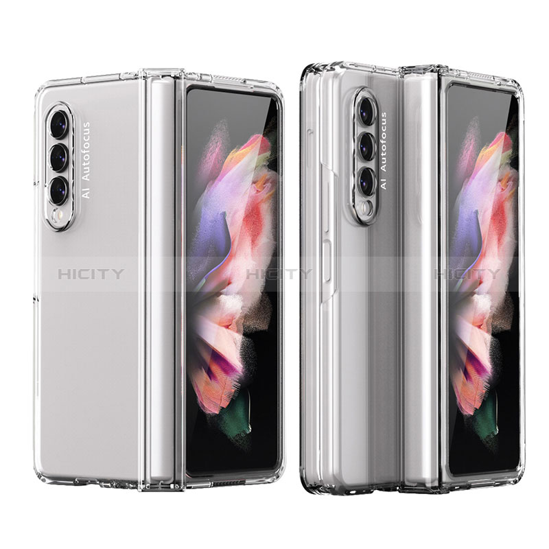 Handyhülle Hülle Hartschalen Kunststoff Schutzhülle Tasche Matt T02 für Samsung Galaxy Z Fold3 5G