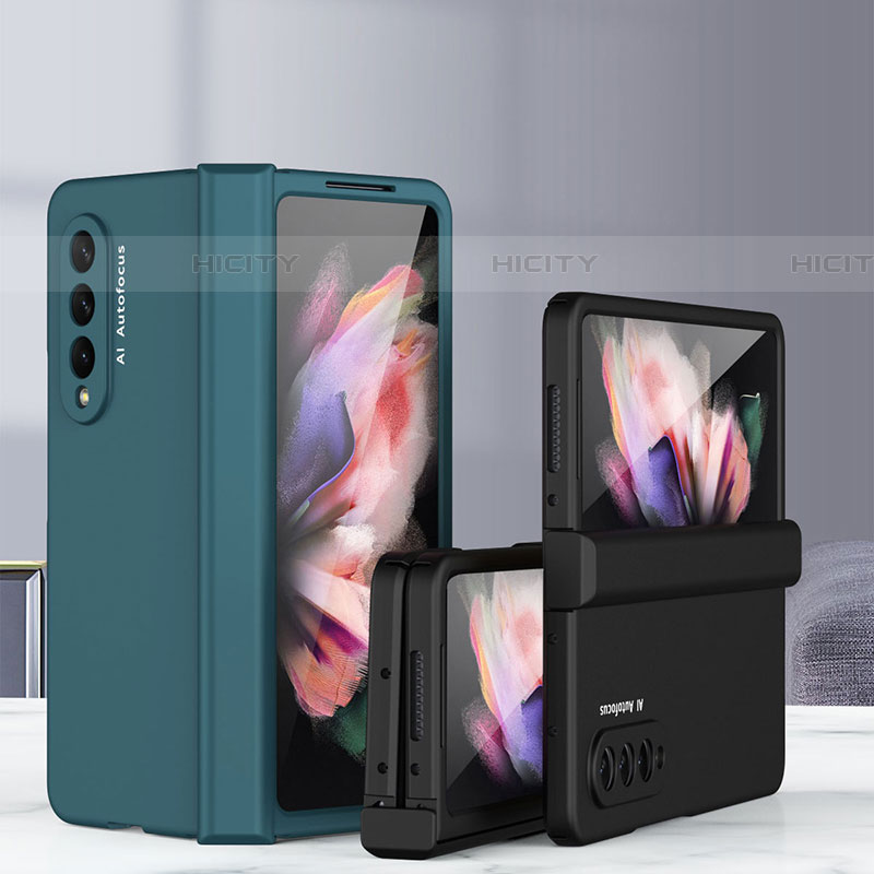 Handyhülle Hülle Hartschalen Kunststoff Schutzhülle Tasche Matt T02 für Samsung Galaxy Z Fold4 5G groß