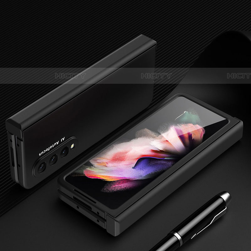 Handyhülle Hülle Hartschalen Kunststoff Schutzhülle Tasche Matt T02 für Samsung Galaxy Z Fold4 5G groß