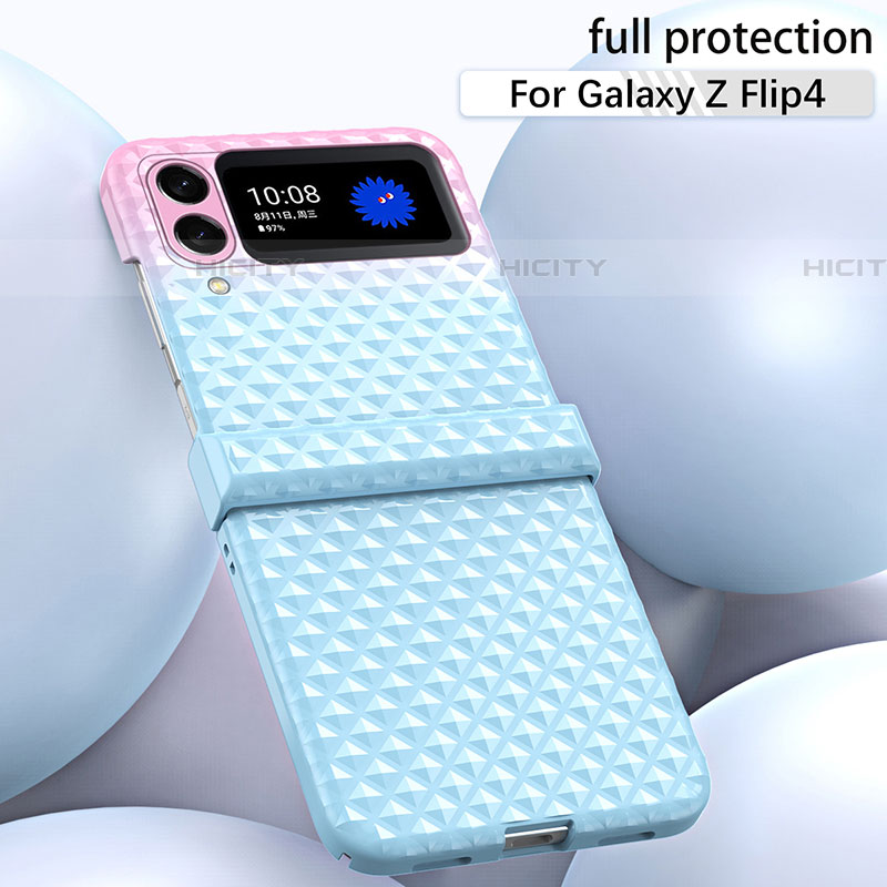 Handyhülle Hülle Hartschalen Kunststoff Schutzhülle Tasche Matt T03 für Samsung Galaxy Z Flip4 5G