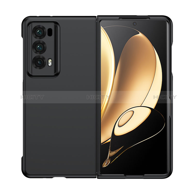 Handyhülle Hülle Hartschalen Kunststoff Schutzhülle Tasche Matt Vorder und Rückseite 360 Grad Ganzkörper BH1 für Huawei Honor Magic V2 5G Schwarz