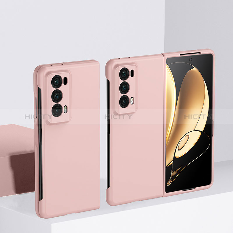 Handyhülle Hülle Hartschalen Kunststoff Schutzhülle Tasche Matt Vorder und Rückseite 360 Grad Ganzkörper BH2 für Huawei Honor Magic V2 5G Rosegold