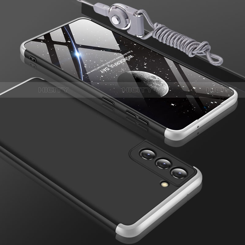 Handyhülle Hülle Hartschalen Kunststoff Schutzhülle Tasche Matt Vorder und Rückseite 360 Grad Ganzkörper für Samsung Galaxy S21 FE 5G groß
