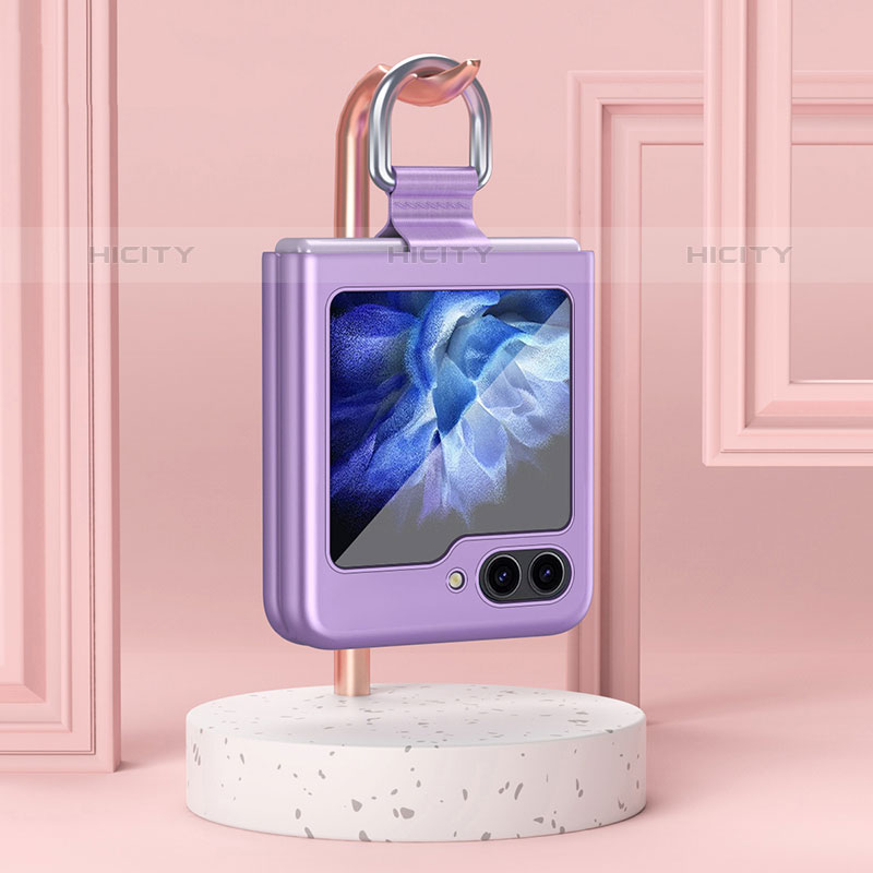 Handyhülle Hülle Hartschalen Kunststoff Schutzhülle Tasche Matt Vorder und Rückseite 360 Grad Ganzkörper QH5 für Samsung Galaxy Z Flip5 5G