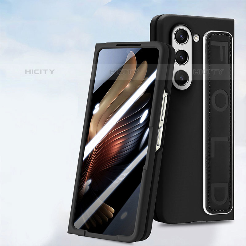 Handyhülle Hülle Hartschalen Kunststoff Schutzhülle Tasche Matt Vorder und Rückseite 360 Grad Ganzkörper SD3 für Samsung Galaxy Z Fold5 5G