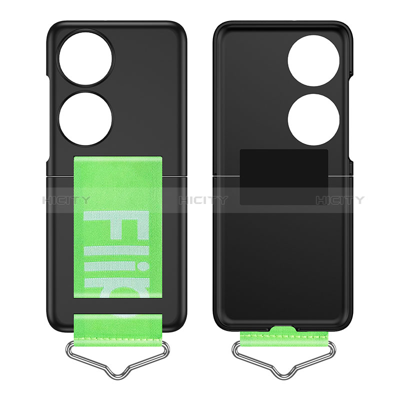 Handyhülle Hülle Hartschalen Kunststoff Schutzhülle Tasche Matt Vorder und Rückseite 360 Grad Ganzkörper Z01L für Huawei P60 Pocket