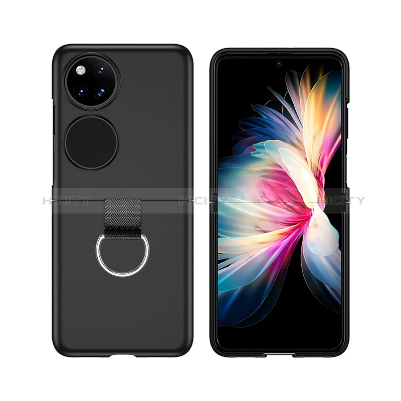 Handyhülle Hülle Hartschalen Kunststoff Schutzhülle Tasche Matt Vorder und Rückseite 360 Grad Ganzkörper Z02L für Huawei P50 Pocket groß