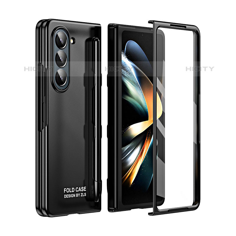 Handyhülle Hülle Hartschalen Kunststoff Schutzhülle Tasche Matt Vorder und Rückseite 360 Grad Ganzkörper ZL1 für Samsung Galaxy Z Fold5 5G groß