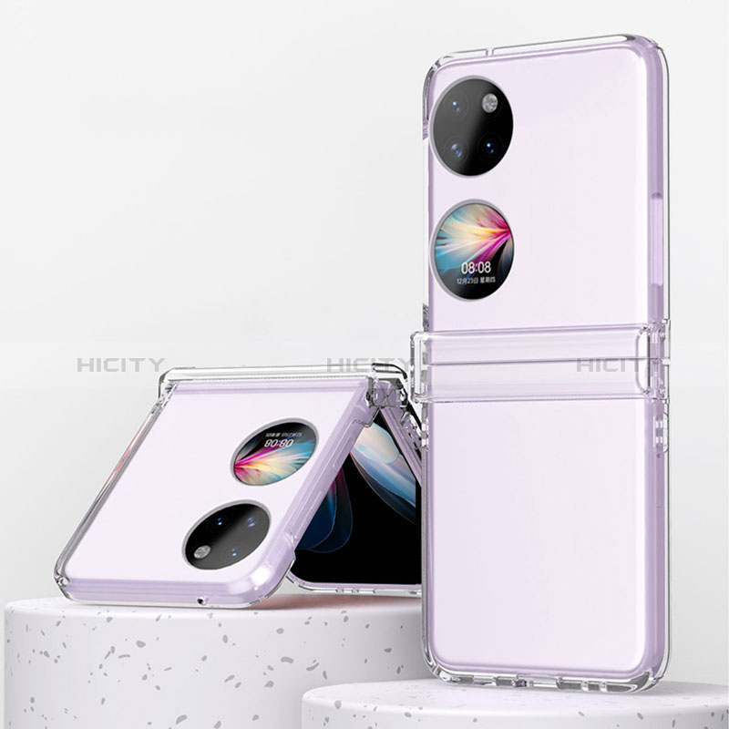 Handyhülle Hülle Hartschalen Kunststoff Schutzhülle Tasche Matt Vorder und Rückseite 360 Grad Ganzkörper ZL3 für Huawei P50 Pocket groß