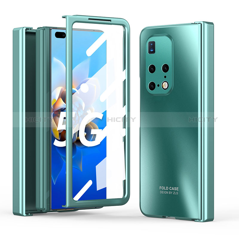 Handyhülle Hülle Hartschalen Kunststoff Schutzhülle Tasche Matt Vorder und Rückseite 360 Grad Ganzkörper ZL5 für Huawei Mate X2 groß