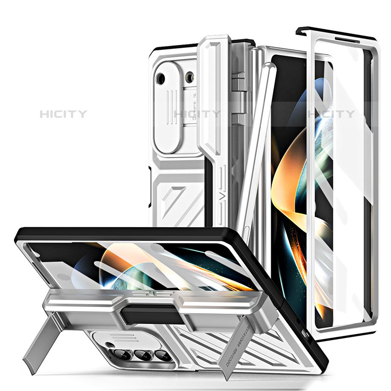 Handyhülle Hülle Hartschalen Kunststoff Schutzhülle Tasche Matt Vorder und Rückseite 360 Grad Ganzkörper ZL5 für Samsung Galaxy Z Fold5 5G