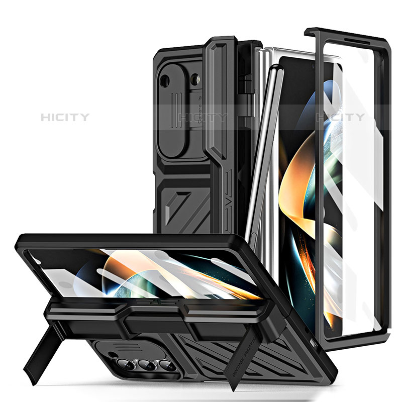 Handyhülle Hülle Hartschalen Kunststoff Schutzhülle Tasche Matt Vorder und Rückseite 360 Grad Ganzkörper ZL5 für Samsung Galaxy Z Fold5 5G