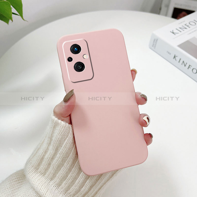 Handyhülle Hülle Hartschalen Kunststoff Schutzhülle Tasche Matt YK1 für Oppo A96 5G Rosa Plus