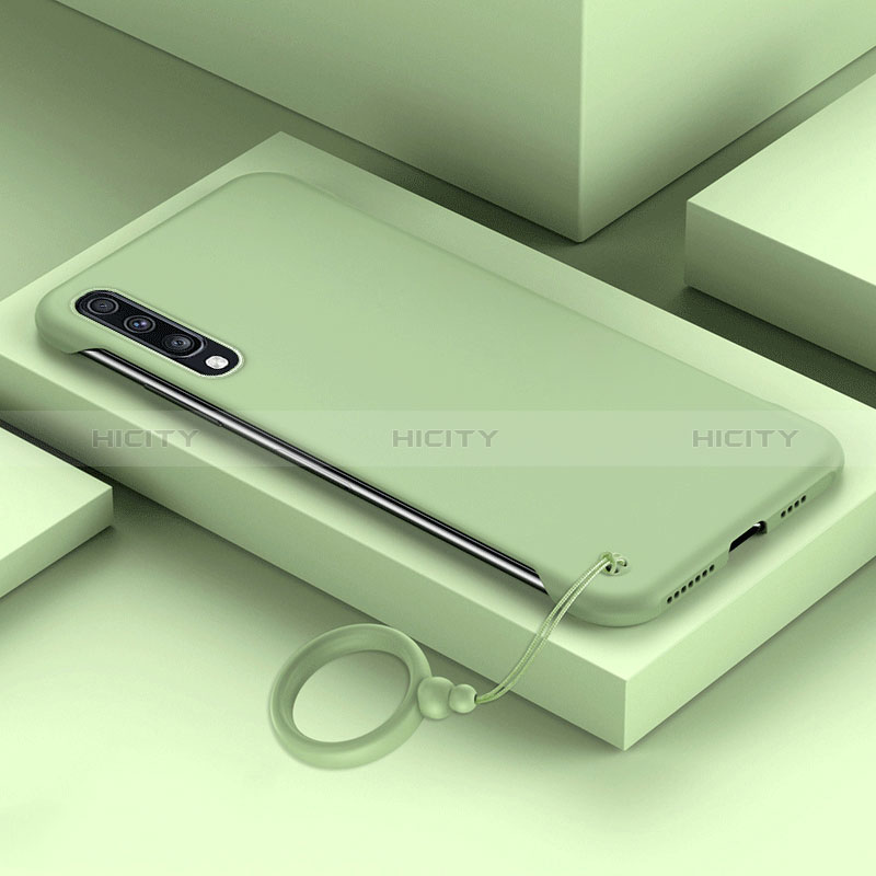 Handyhülle Hülle Hartschalen Kunststoff Schutzhülle Tasche Matt YK1 für Samsung Galaxy A70S Minzgrün Plus