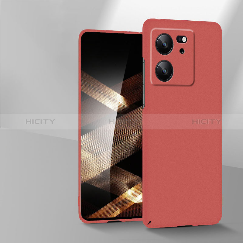 Handyhülle Hülle Hartschalen Kunststoff Schutzhülle Tasche Matt YK1 für Xiaomi Mi 13T 5G Rot Plus