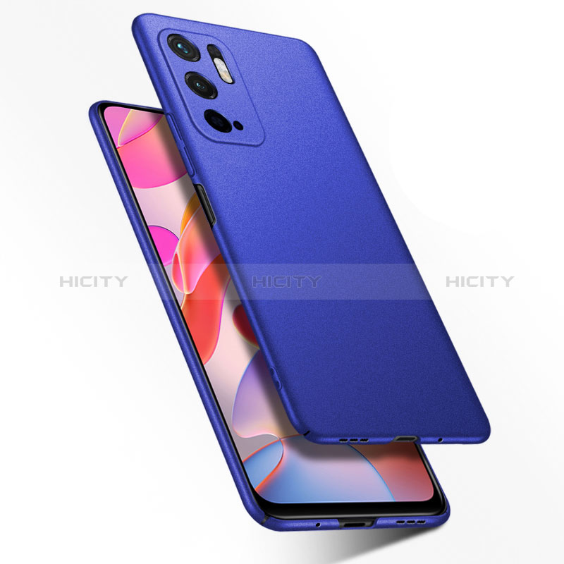 Handyhülle Hülle Hartschalen Kunststoff Schutzhülle Tasche Matt YK1 für Xiaomi Redmi Note 10T 5G Blau