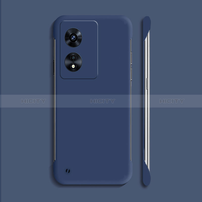 Handyhülle Hülle Hartschalen Kunststoff Schutzhülle Tasche Matt YK2 für Oppo A1 Pro 5G Blau