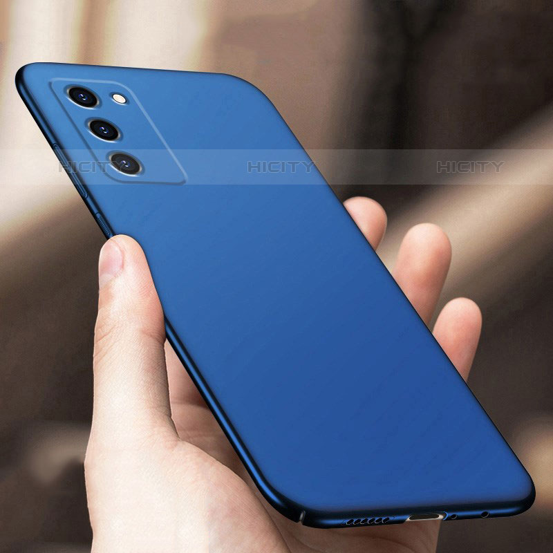 Handyhülle Hülle Hartschalen Kunststoff Schutzhülle Tasche Matt YK2 für Oppo A55 5G Blau Plus