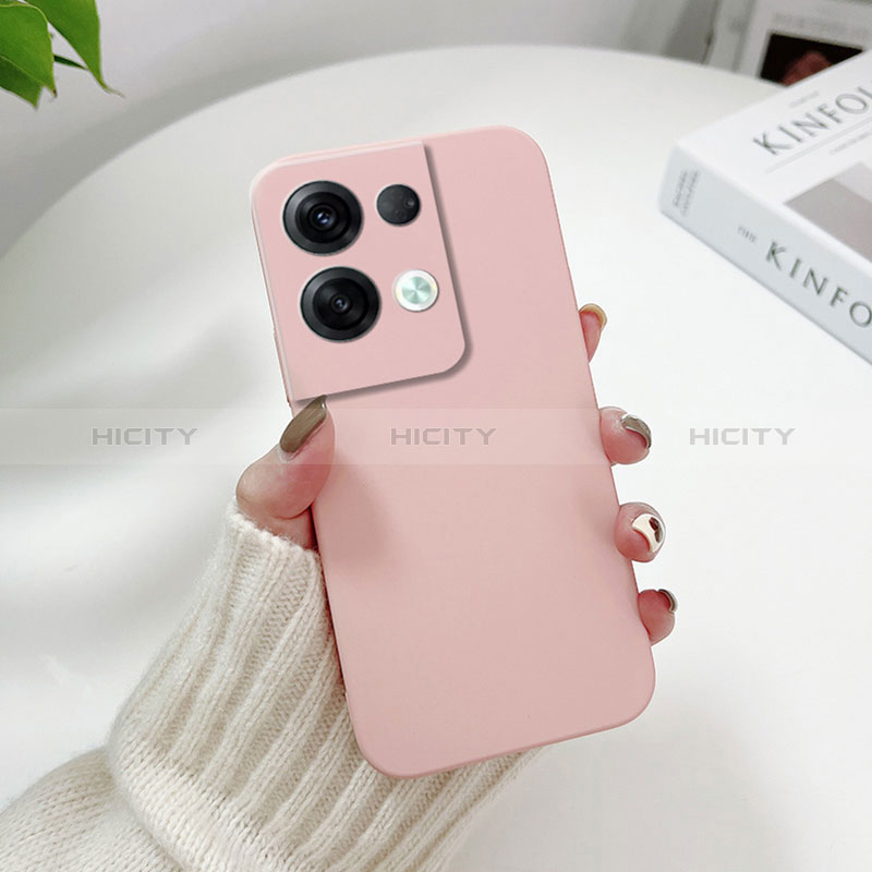 Handyhülle Hülle Hartschalen Kunststoff Schutzhülle Tasche Matt YK2 für Oppo Reno9 Pro+ Plus 5G Rosa