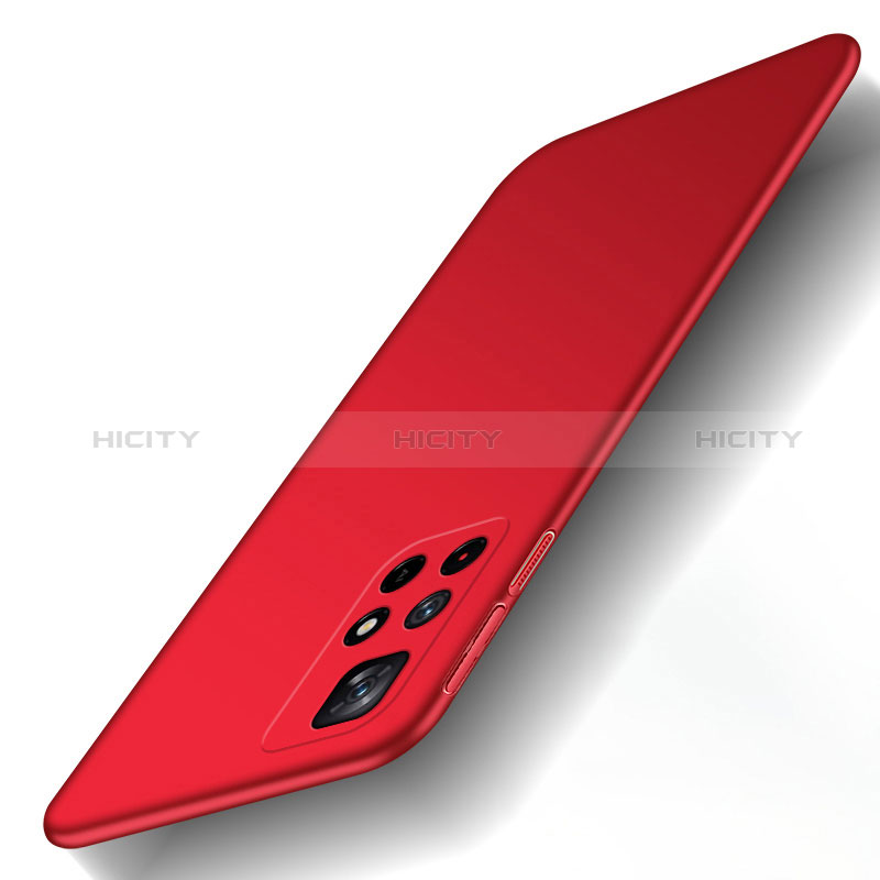 Handyhülle Hülle Hartschalen Kunststoff Schutzhülle Tasche Matt YK2 für Xiaomi Poco M4 Pro 5G Rot Plus