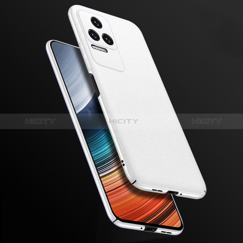 Handyhülle Hülle Hartschalen Kunststoff Schutzhülle Tasche Matt YK2 für Xiaomi Redmi K40S 5G Weiß