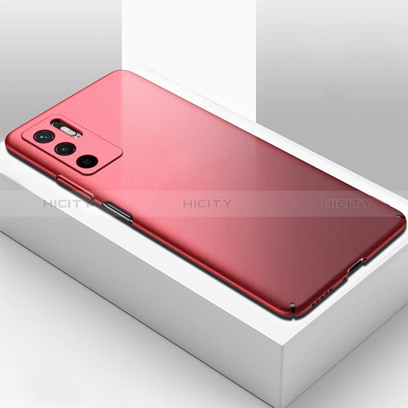 Handyhülle Hülle Hartschalen Kunststoff Schutzhülle Tasche Matt YK2 für Xiaomi Redmi Note 10T 5G Rot Plus