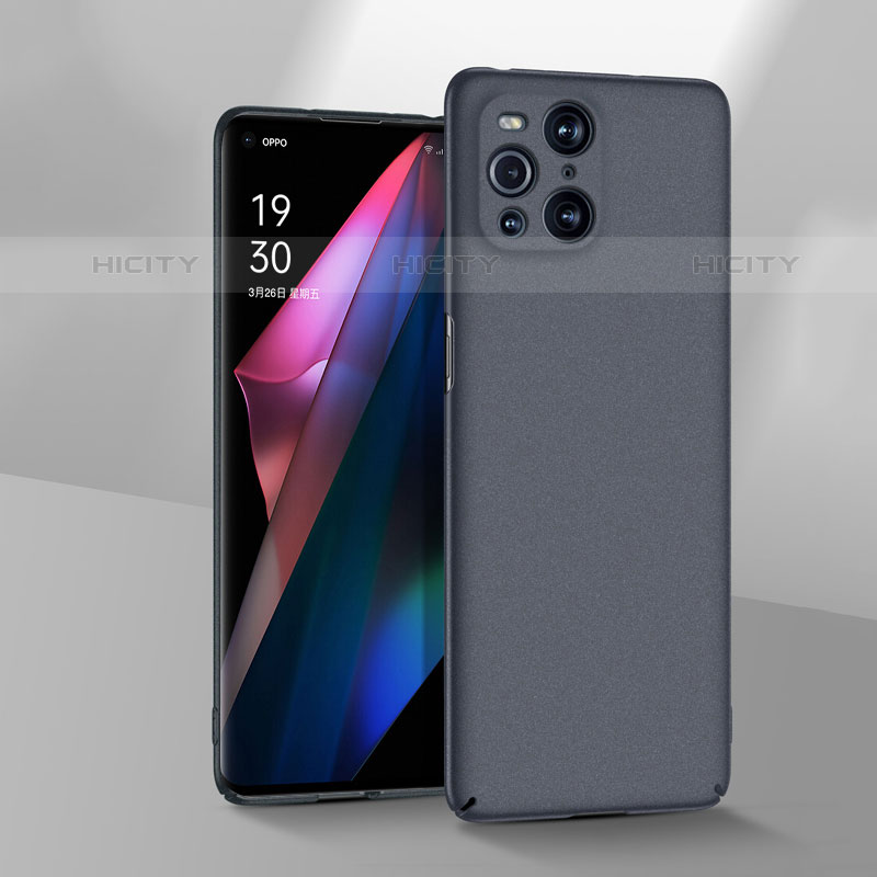 Handyhülle Hülle Hartschalen Kunststoff Schutzhülle Tasche Matt YK3 für Oppo Find X3 Pro 5G groß