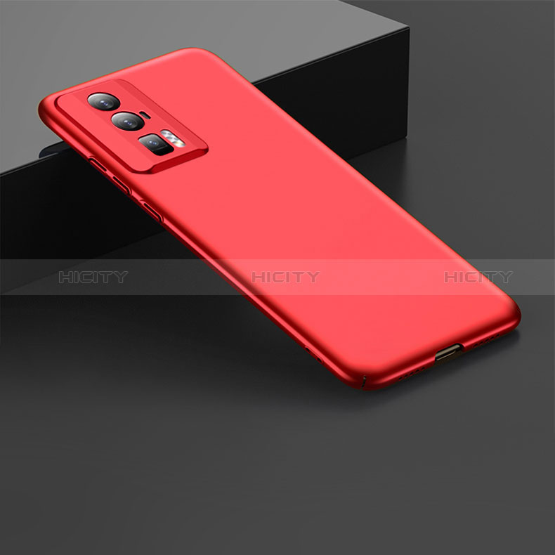 Handyhülle Hülle Hartschalen Kunststoff Schutzhülle Tasche Matt YK3 für Xiaomi Poco F5 Pro 5G Rot