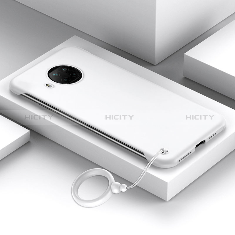 Handyhülle Hülle Hartschalen Kunststoff Schutzhülle Tasche Matt YK4 für Xiaomi Mi 10i 5G Weiß Plus