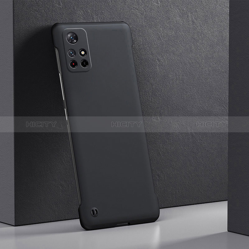 Handyhülle Hülle Hartschalen Kunststoff Schutzhülle Tasche Matt YK4 für Xiaomi Mi 11i 5G (2022) Schwarz