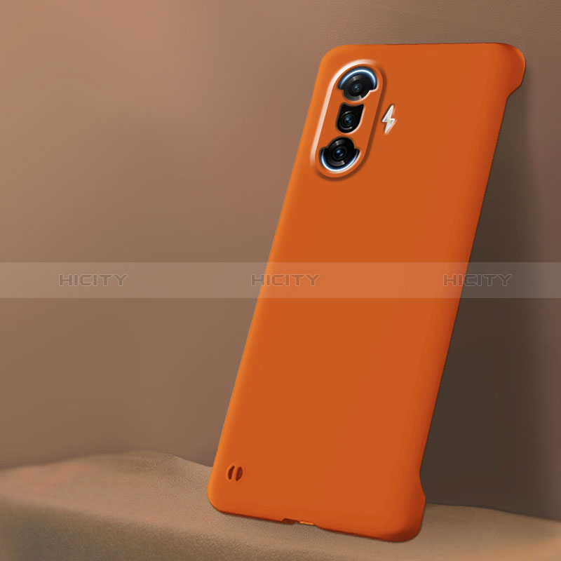 Handyhülle Hülle Hartschalen Kunststoff Schutzhülle Tasche Matt YK5 für Xiaomi Poco F3 GT 5G Orange
