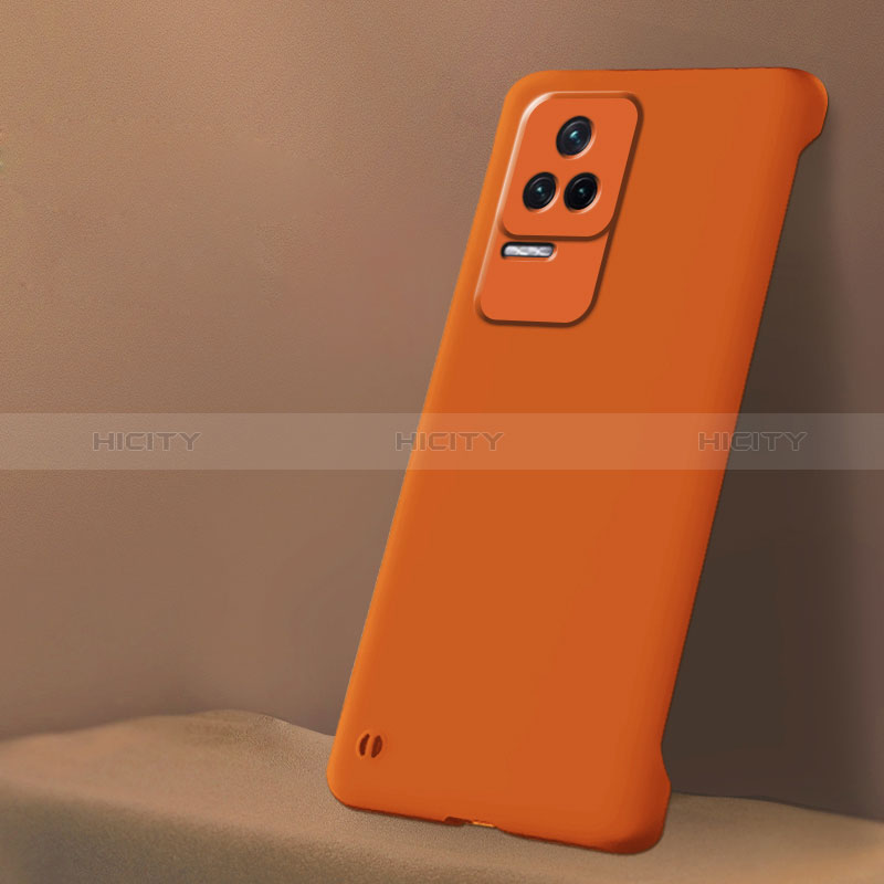 Handyhülle Hülle Hartschalen Kunststoff Schutzhülle Tasche Matt YK5 für Xiaomi Poco F4 5G Orange