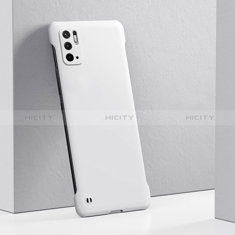 Handyhülle Hülle Hartschalen Kunststoff Schutzhülle Tasche Matt YK5 für Xiaomi Redmi Note 10 5G Weiß Plus