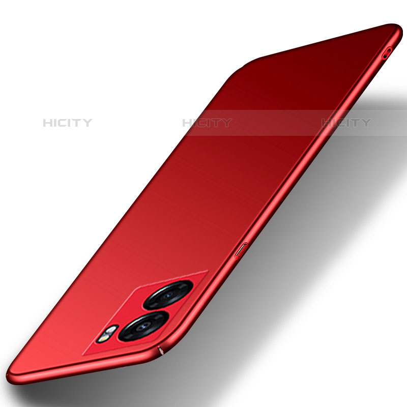 Handyhülle Hülle Hartschalen Kunststoff Schutzhülle Tasche Matt YK6 für Oppo Reno7 SE 5G Rot