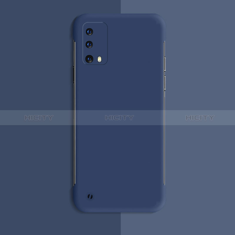 Handyhülle Hülle Hartschalen Kunststoff Schutzhülle Tasche Matt YK8 für Oppo K9 5G Blau Plus