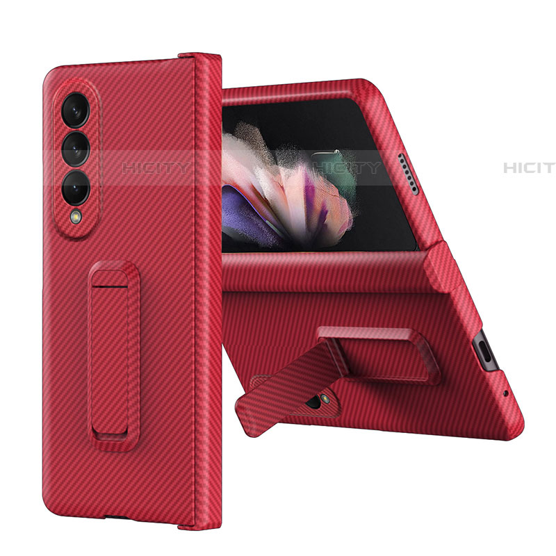 Handyhülle Hülle Hartschalen Kunststoff Schutzhülle Tasche Matt ZL1 für Samsung Galaxy Z Fold4 5G Rot