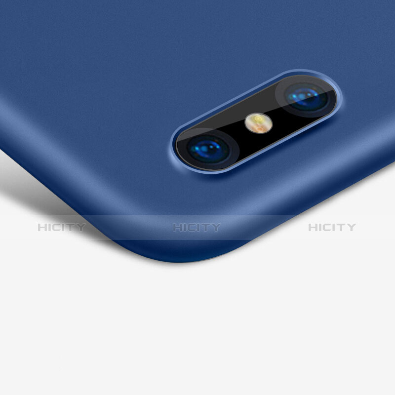 Handyhülle Hülle Kunststoff Schutzhülle Matt für Apple iPhone X Blau