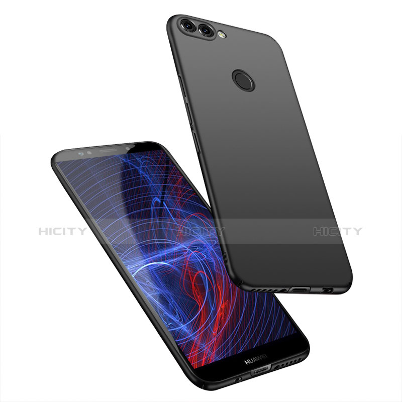 Handyhülle Hülle Kunststoff Schutzhülle Matt für Huawei Enjoy 8 Plus Schwarz