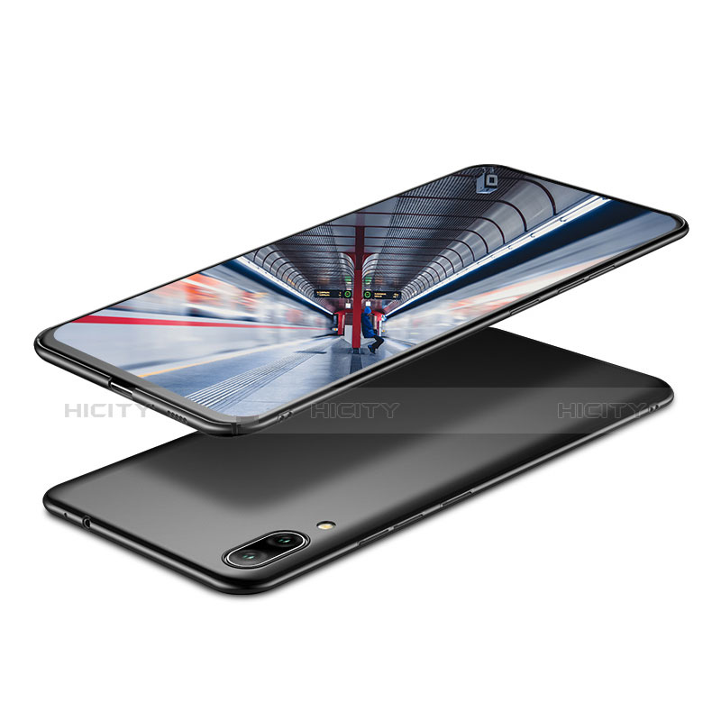 Handyhülle Hülle Kunststoff Schutzhülle Matt für Huawei Enjoy 9 Schwarz