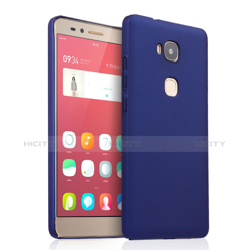 Handyhülle Hülle Kunststoff Schutzhülle Matt für Huawei Honor Play 5X Blau