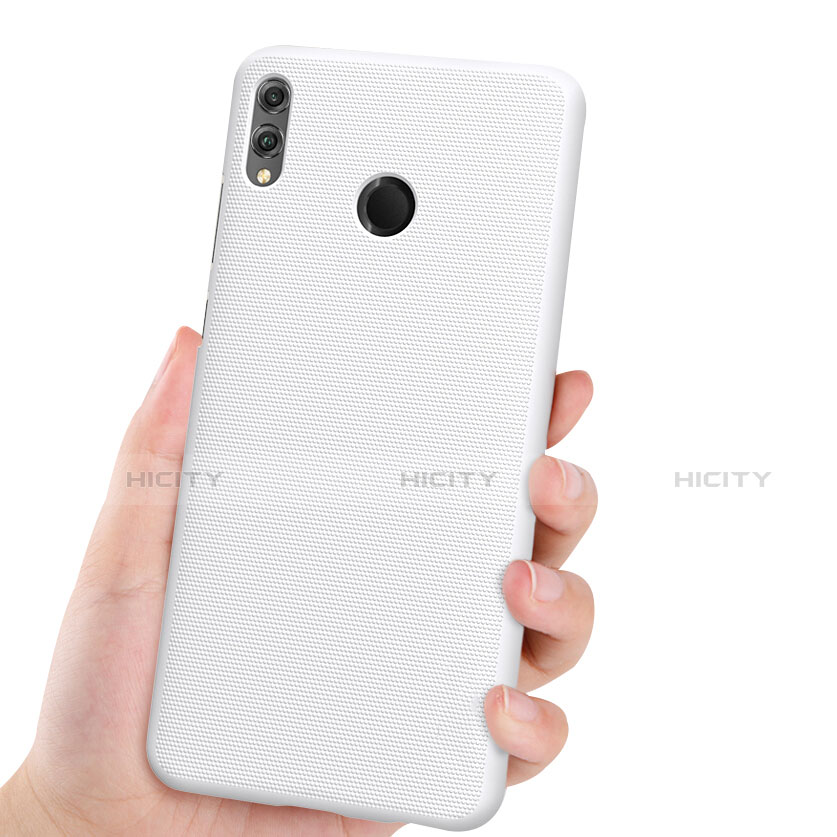 Handyhülle Hülle Kunststoff Schutzhülle Matt für Huawei Honor V10 Lite Weiß