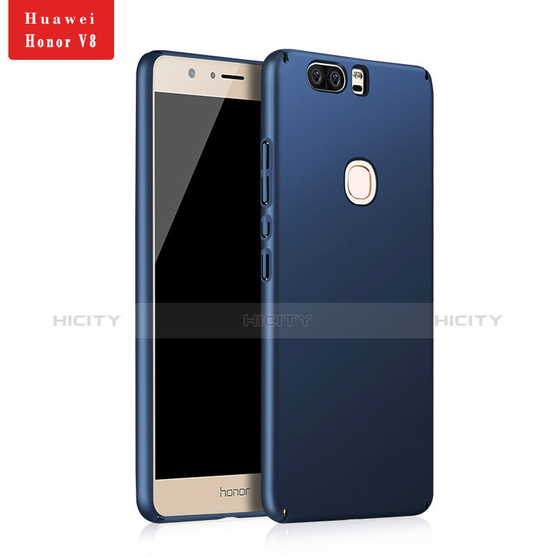 Handyhülle Hülle Kunststoff Schutzhülle Matt für Huawei Honor V8 Blau