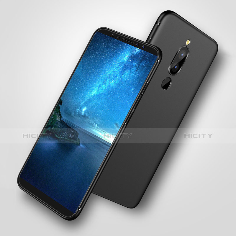 Handyhülle Hülle Kunststoff Schutzhülle Matt für Huawei Mate 10 Lite Schwarz