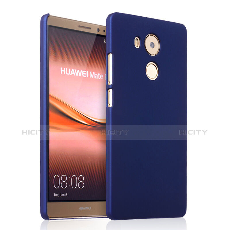 Handyhülle Hülle Kunststoff Schutzhülle Matt für Huawei Mate 8 Blau